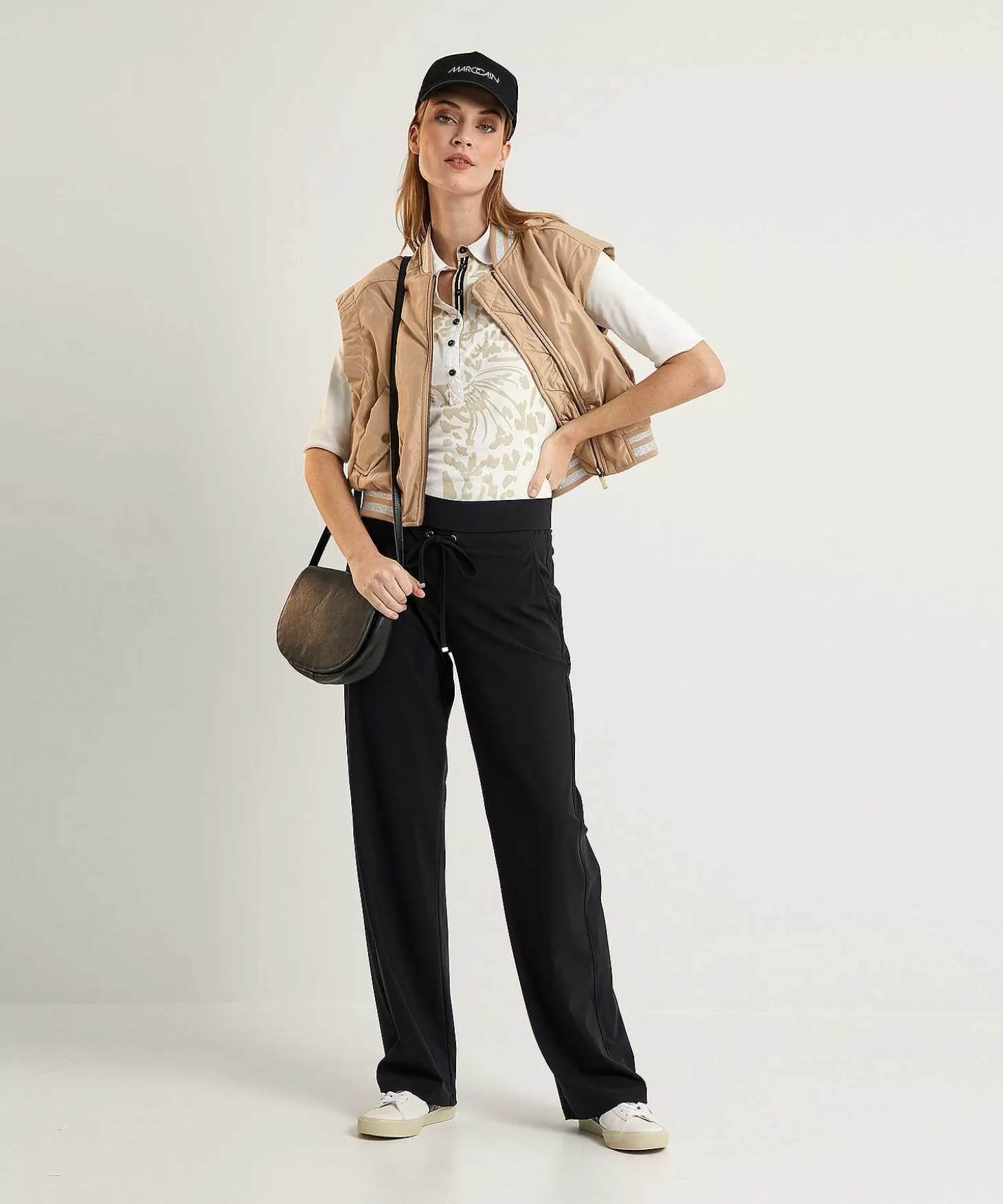 Raffaello Rossi Straight Fit Travelstof Broek Candice Hot