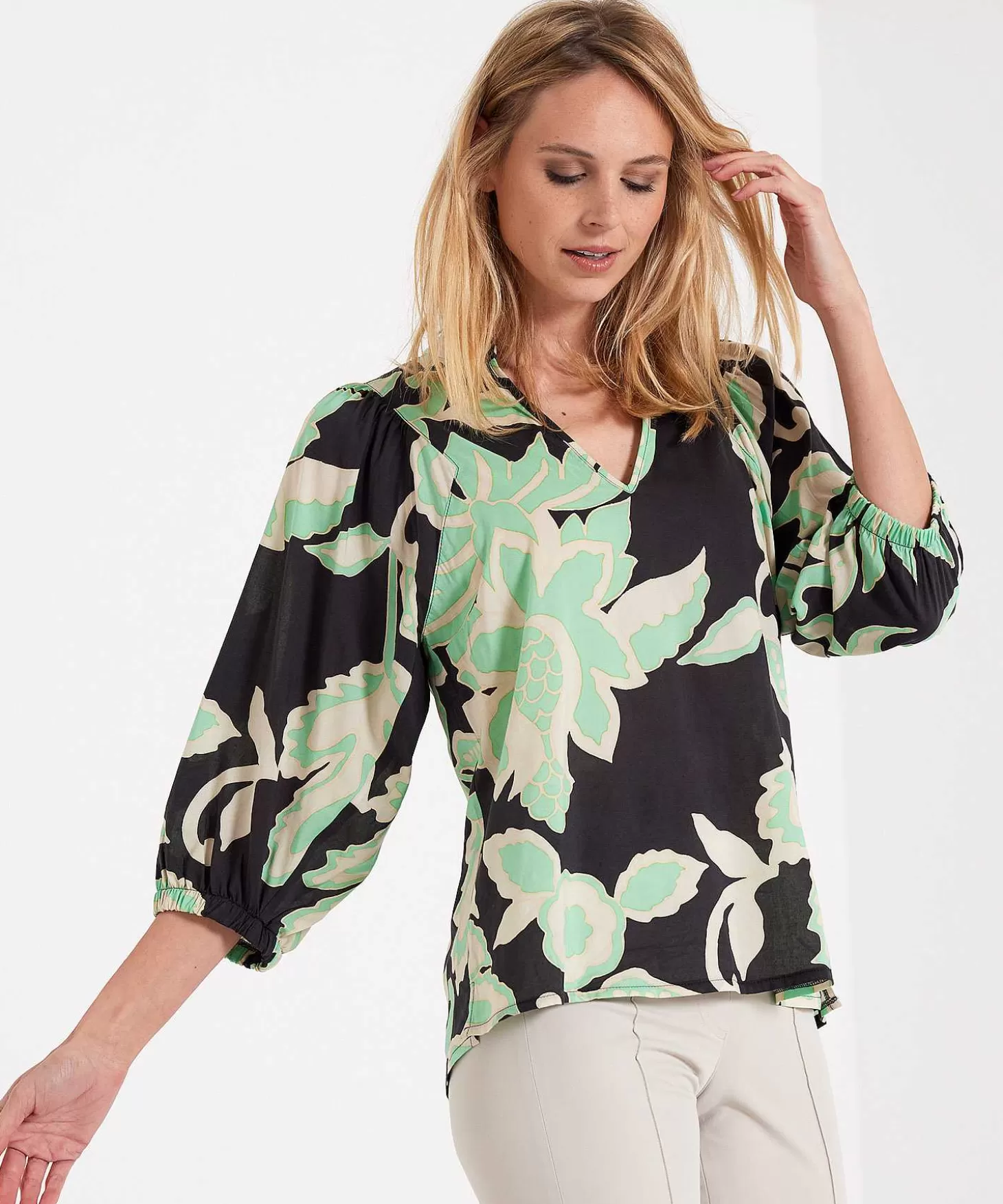 Summum Blouse Botanical Print Best