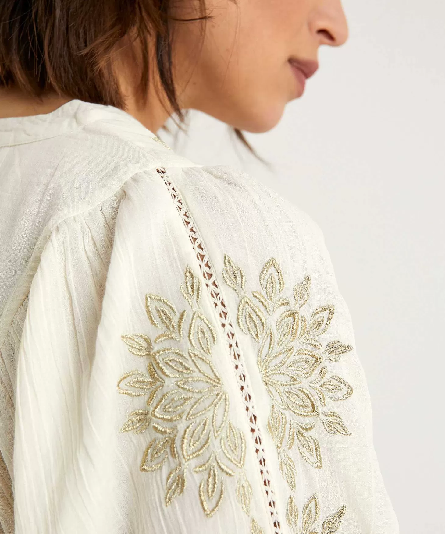 Summum Blouse Lurex Embroidery Best