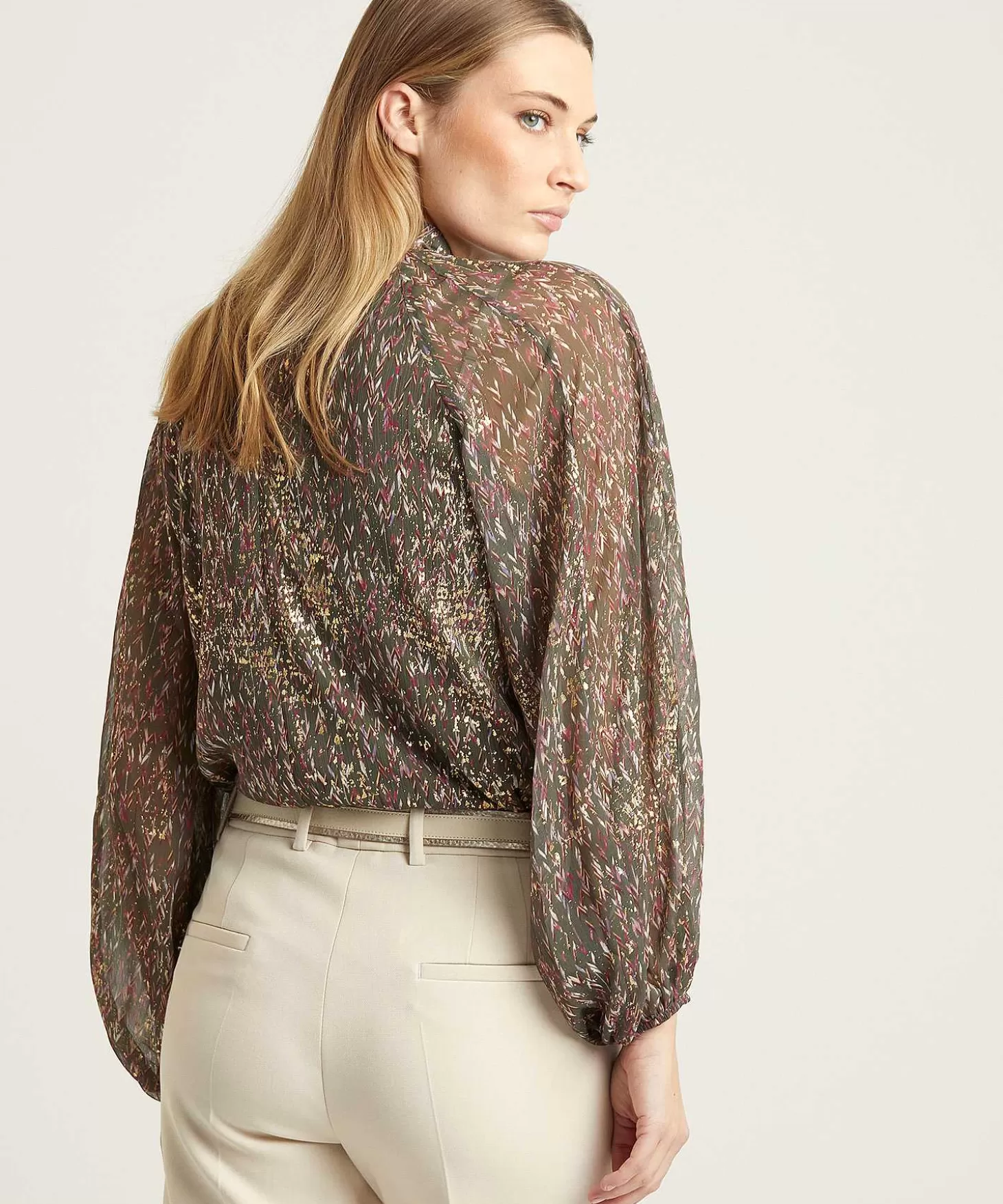 Summum Blouse Met Folieprint Cheap