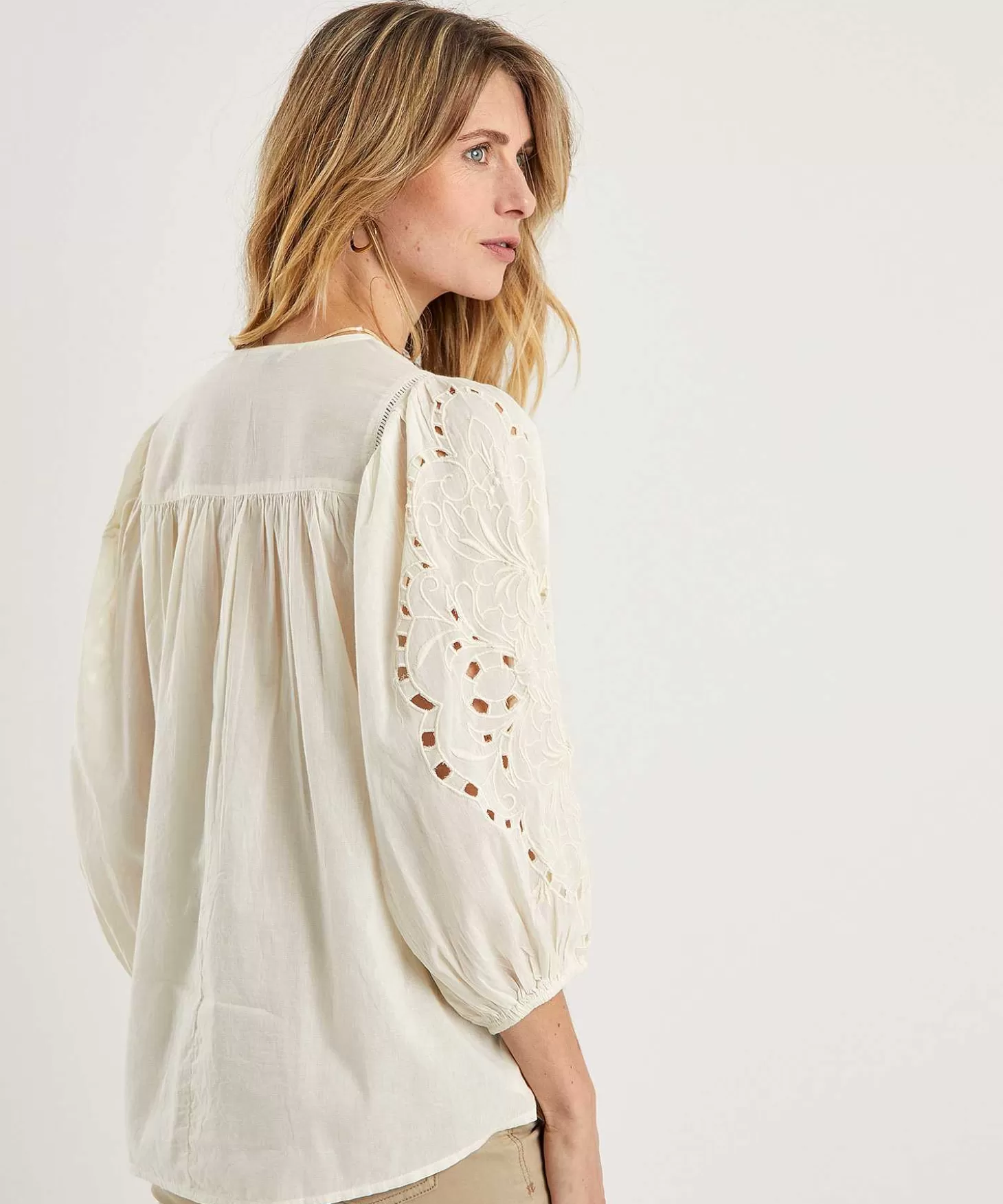 Summum Broderie Blouse Discount