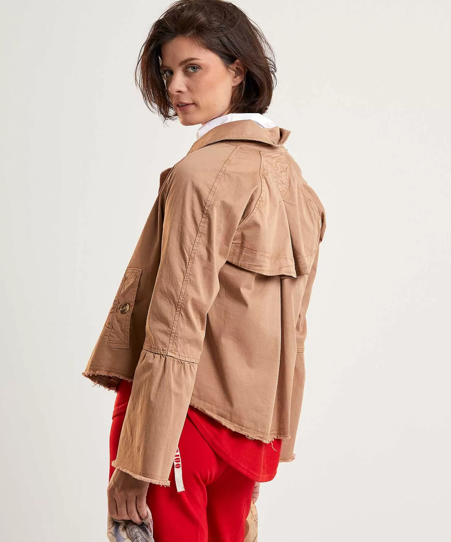 Summum Cropped Trenchcoat Best