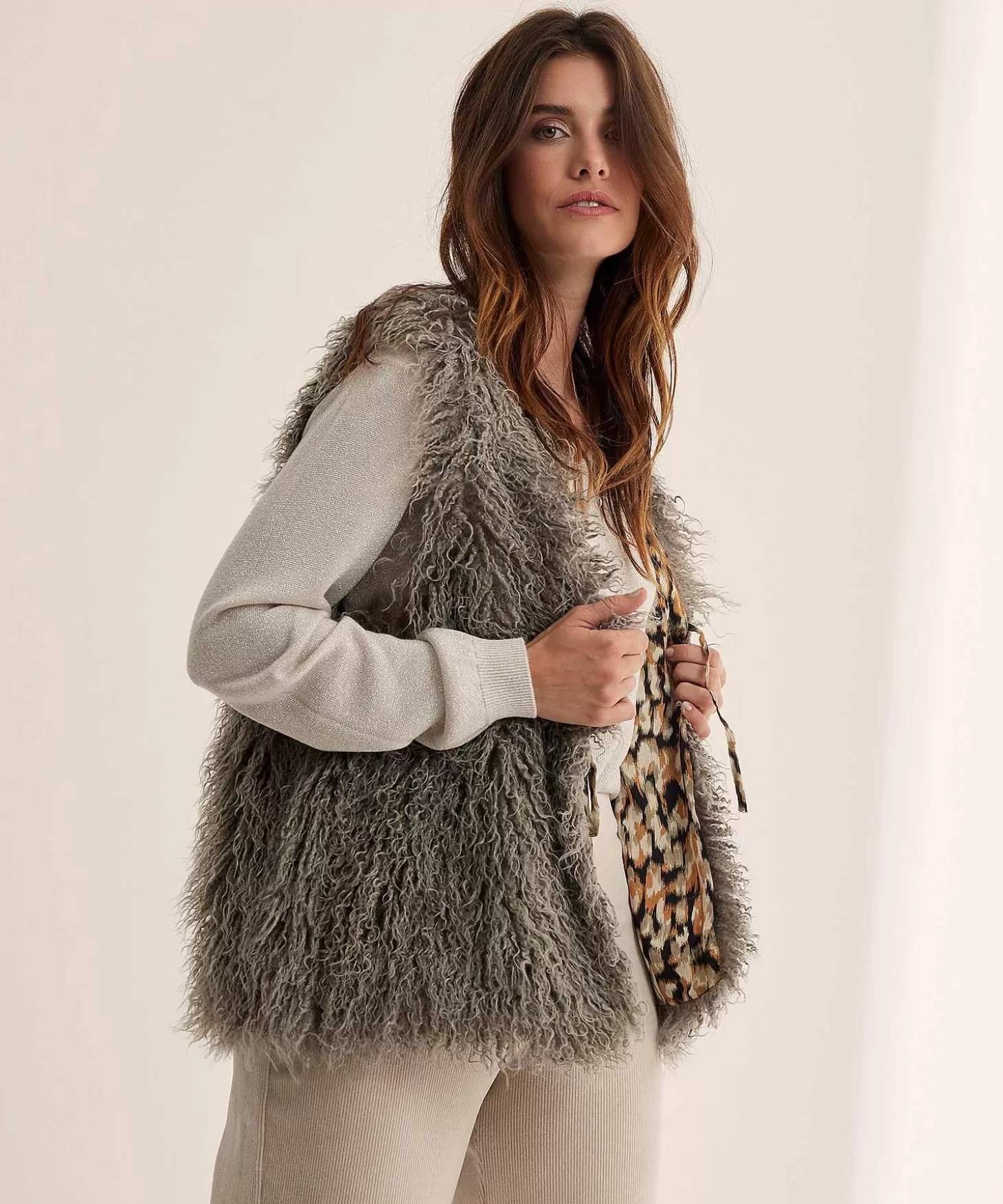 Summum Gilet Fluffy Fun Fur Reversible Online