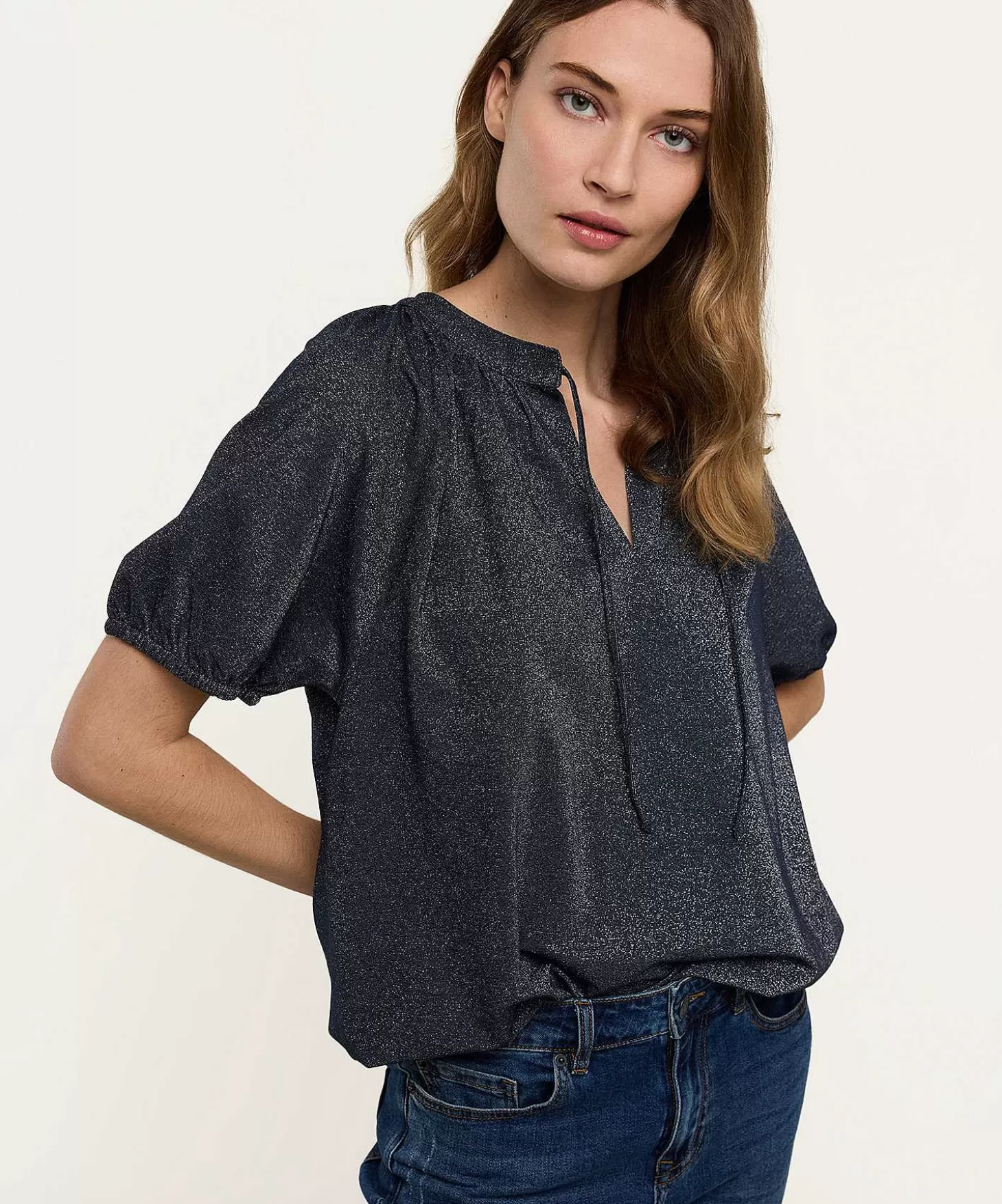 Summum Top Lurex Strikje Outlet