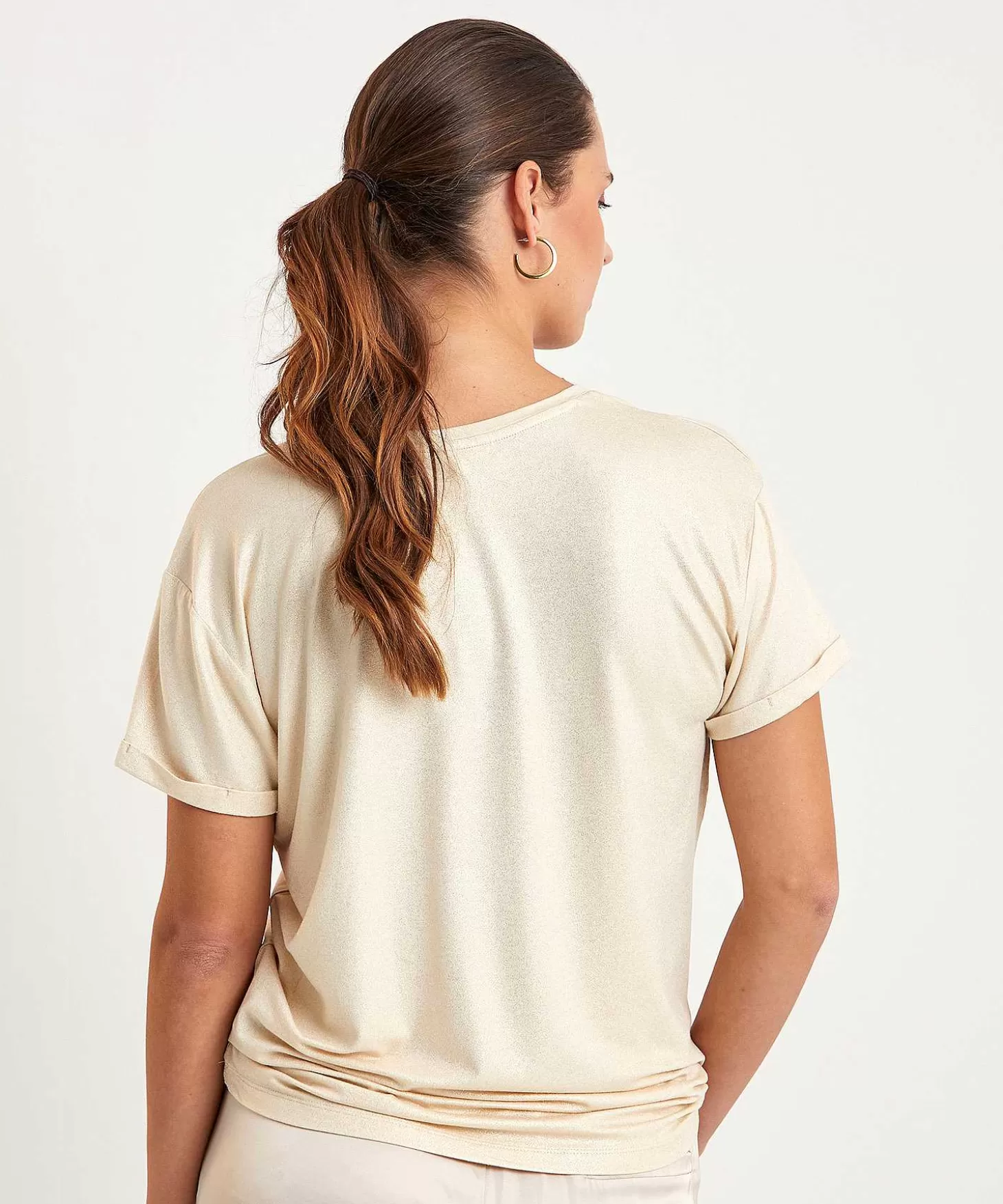 Summum T-Shirt Metallic Coated Outlet