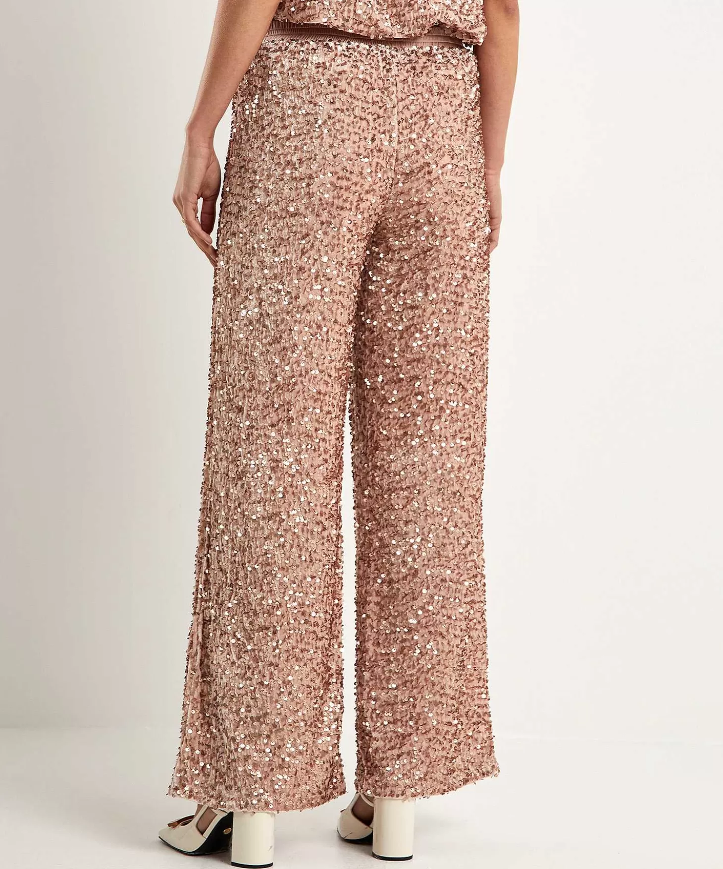 Summum Wide Leg Broek Pailletten New