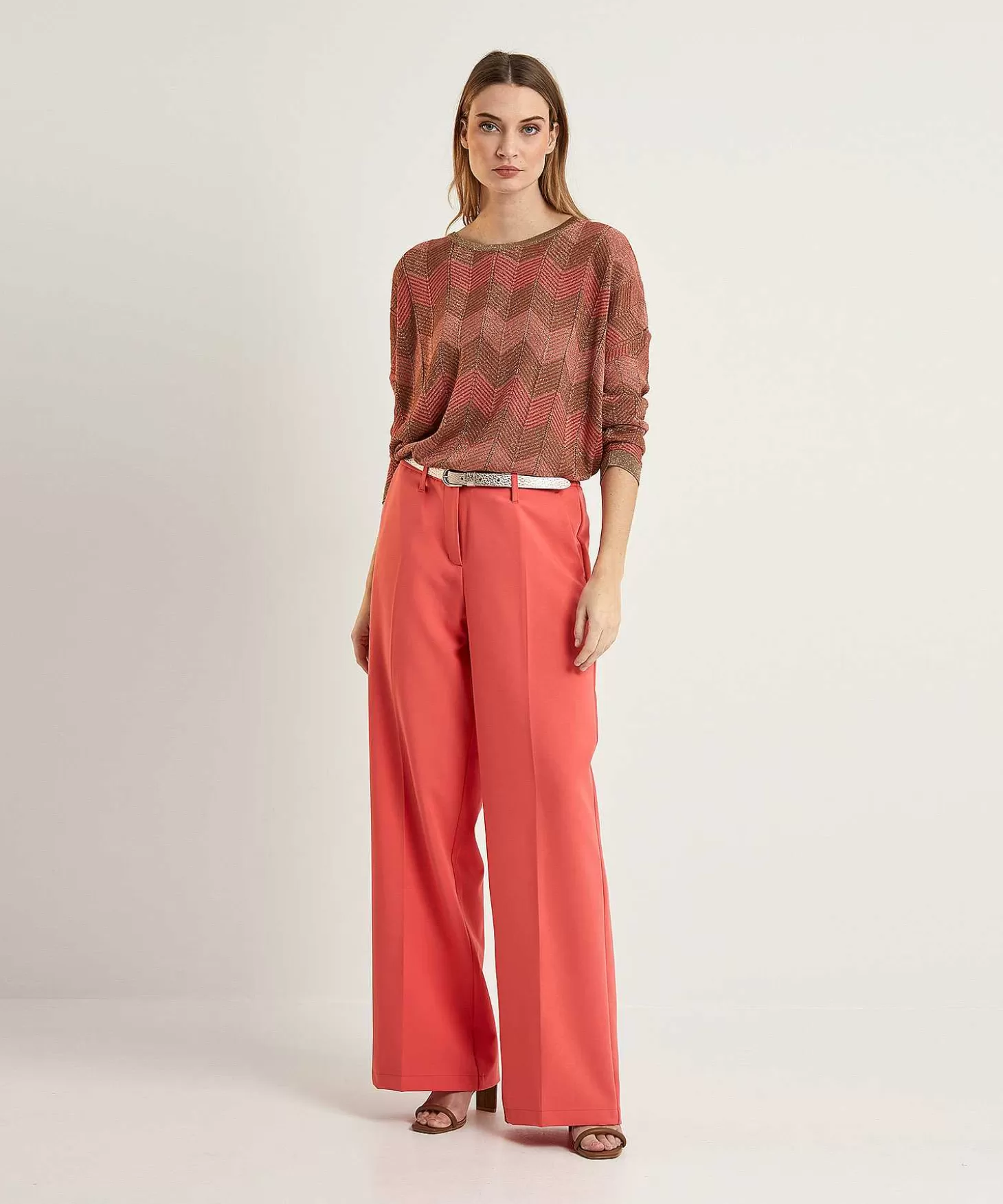 Summum Wide Leg Pantalon Cheap