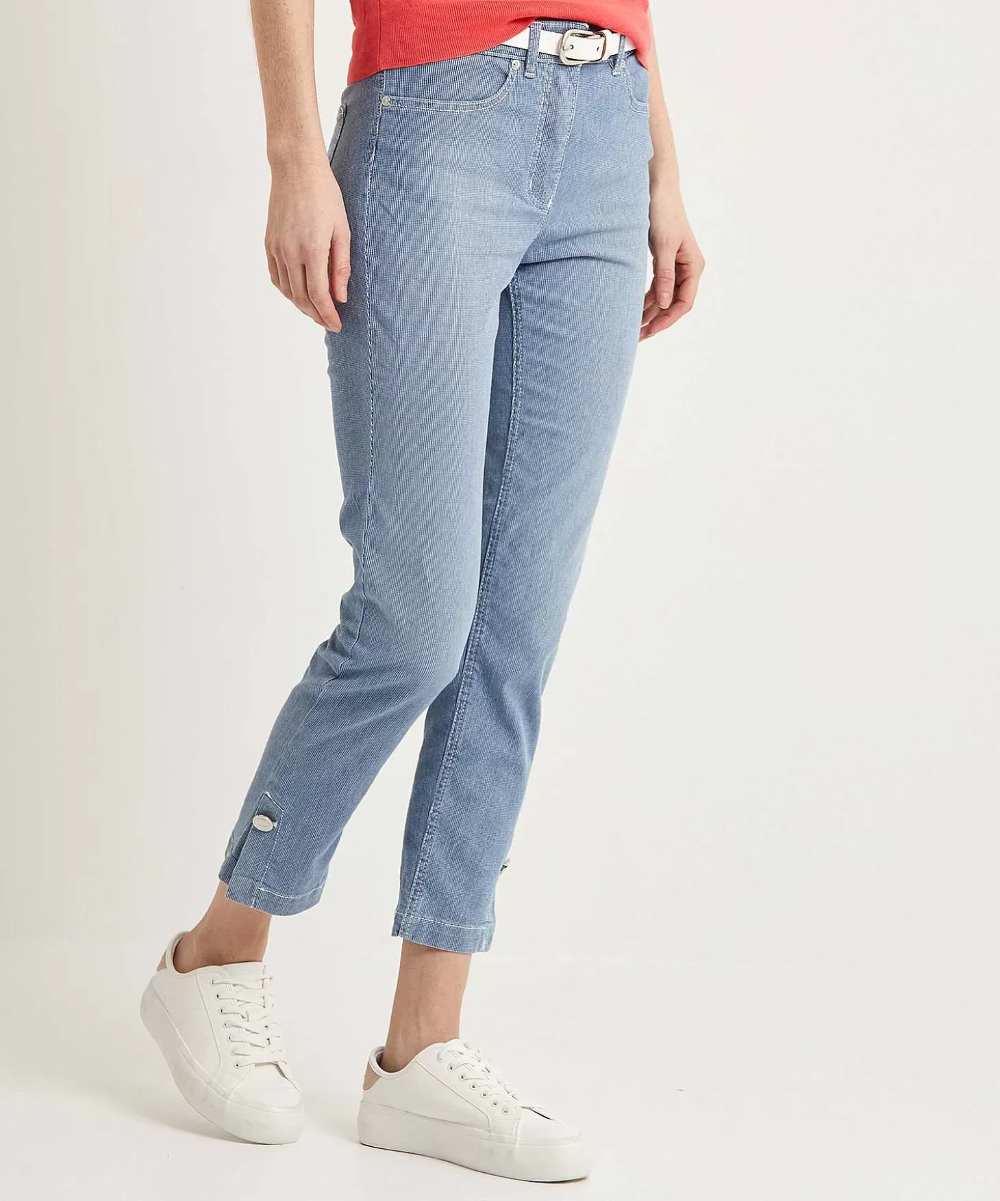 TONI Cropped Broek Streepje Be Loved Best Sale