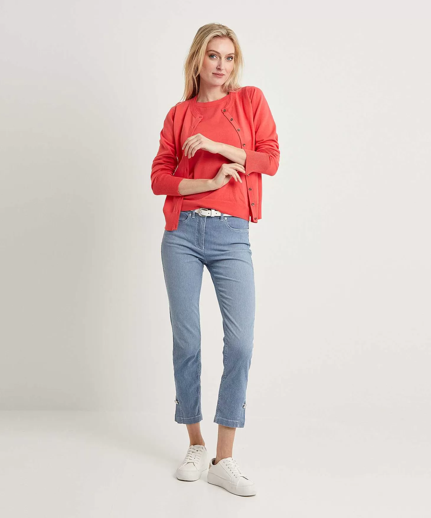 TONI Cropped Broek Streepje Be Loved Best Sale