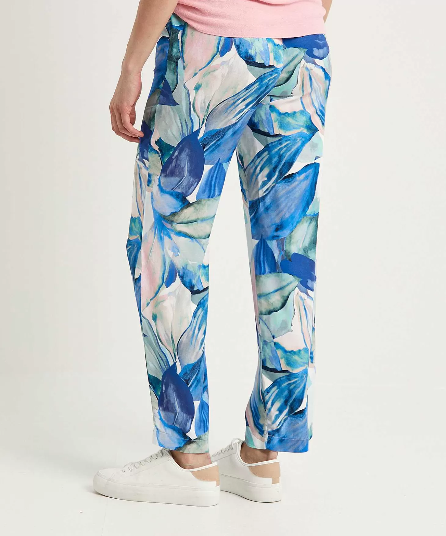 TONI Silky Palazzo Broek Leaves Summer Best