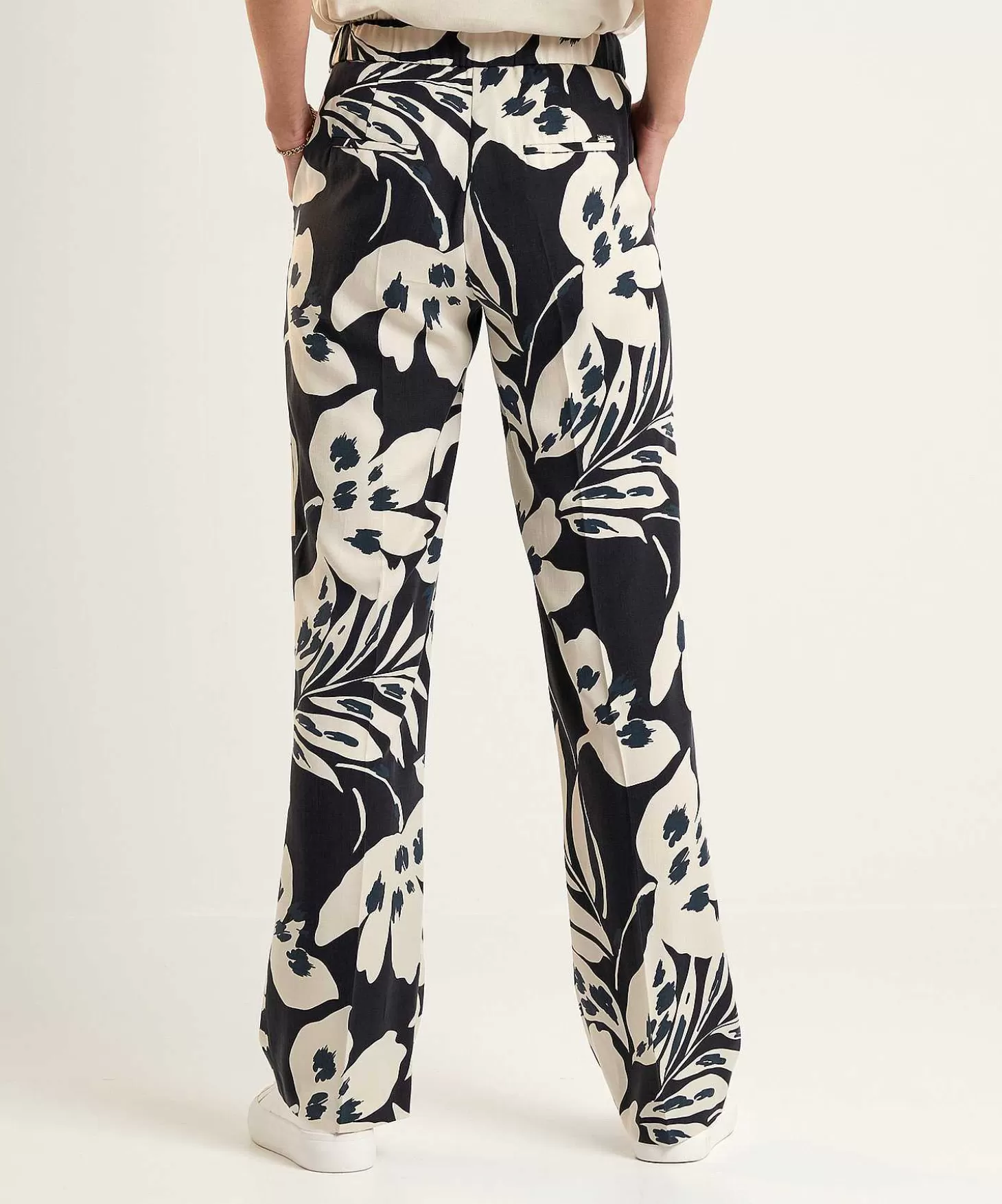 TONI Wide Leg Broek Bloemenprint Luisa Beauty Online