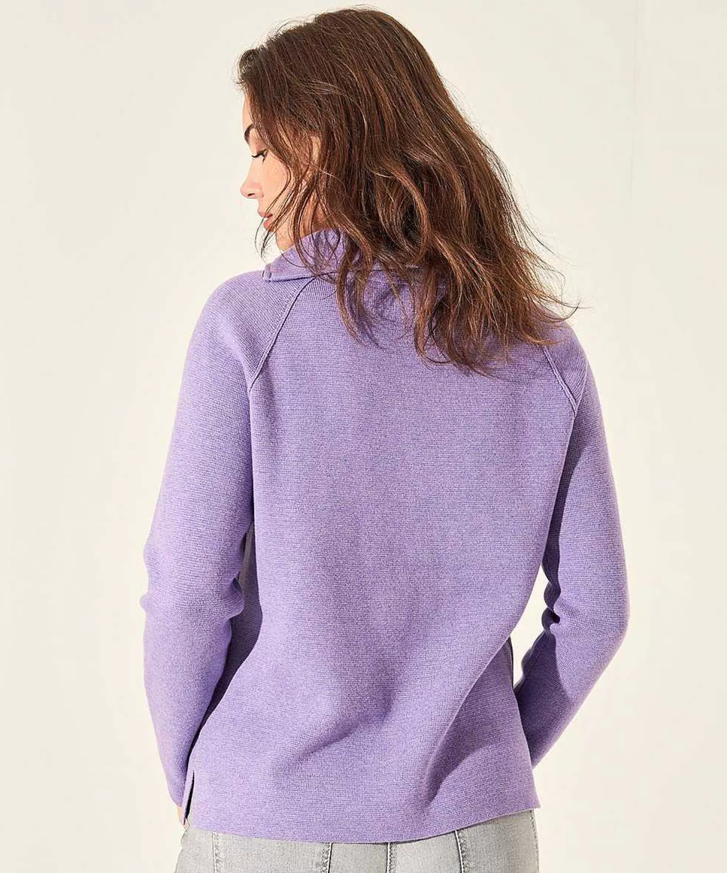 * Trui Asymmetrische Rits Punta Knit Flash Sale