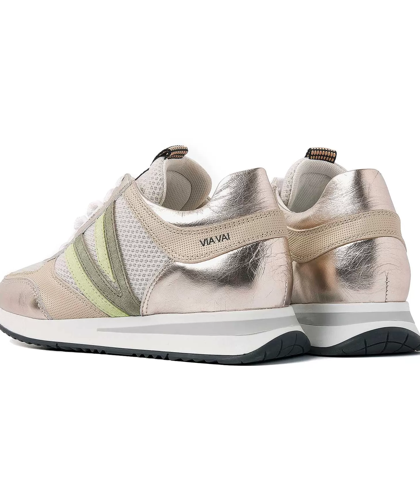 VIA VAI Metallic Sneaker Nora Vibe Fashion